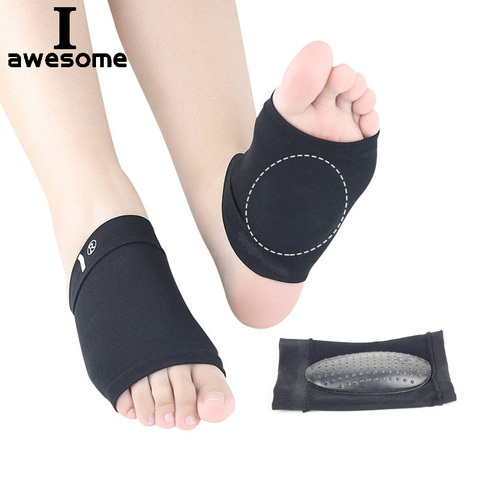 Arches Footful Orthotic Arch Support Foot Insole Brace Flat Feet Insoles Female Relieve Pain Black Shoes Orthotic Foot Care Pad ► Photo 1/6