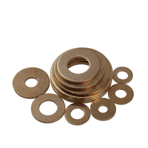 M2M3M4-M20 Copper flat washer thickened brass washer metal screw flat washer GB97 ► Photo 1/4