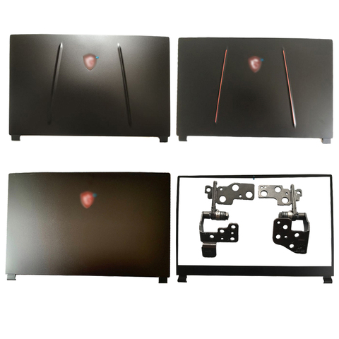 NEW Laptop LCD Back Cover/Front Bezel/Hinges/Palmrest/Bottom Case For MSI GP75 GE75 GL75 MS-17E4 MS-17E2 Series Top Case Black ► Photo 1/6