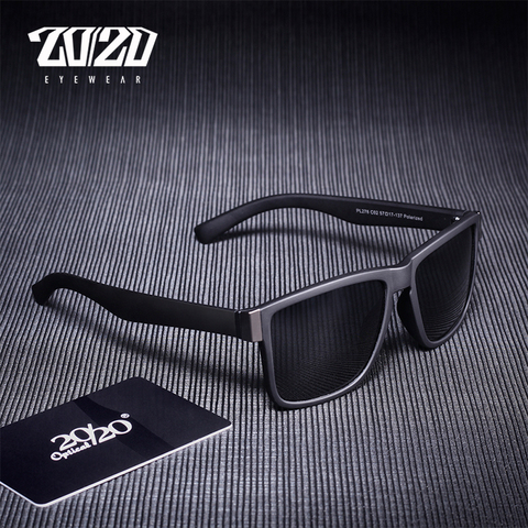 20/20 Classic Polarized Sunglasses Men Glasses Driving Coating Black Frame Fishing Driving Eyewear Male Sun Glasses PL278 ► Photo 1/6