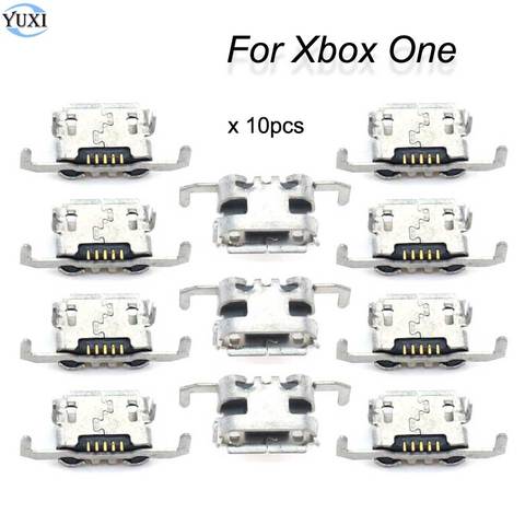 YuXi 10pcs/lot Micro USB Jack Power Charging Port Socket Charge Connector Dock For Xbox One Controller ► Photo 1/6