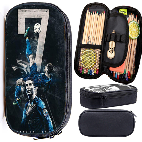 Cristiano Ronaldo CR7 Pencil Case Boys Girls Students Case Cute High  Quality Pencil Holder Beautiful Stationery Bag - Price history & Review, AliExpress Seller - customized product Store