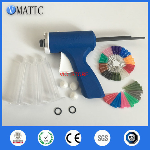 Free Shipping Quality Plastic 10 CC / ML Dispensing Syringe Barrel Gun ► Photo 1/6