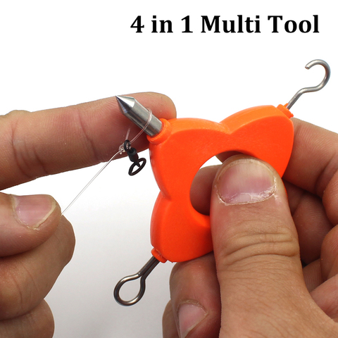 1PCS Knot Puller Tool 4 in 1 Multi Puller Tool for Rig Making Method Feeder Fishing Carp Fishing Terminal Tackle Accessories ► Photo 1/6