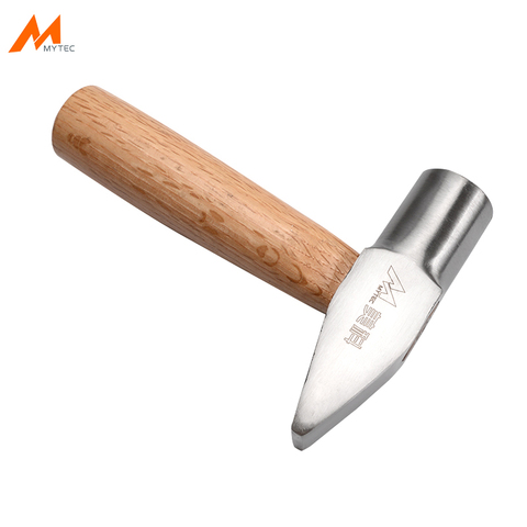 Heavy Jewelry Making Repair Tool Riveting Hammer with Wooden Handle Metal Rivet Forming Tool ► Photo 1/6