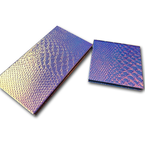 Symphony PU fish scales eye shadow lipstick blush free combination magnet plate cosmetics DIY empty box ► Photo 1/5