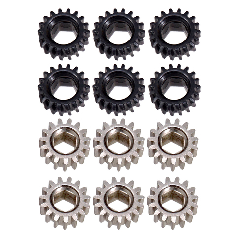 6pcs Hexagonal Open Gear Tuners Tuning Pegs Machine Heads Mount Hex Hole 1:18 or 1:15 Gears and Legs for Guitar Instruments ► Photo 1/6