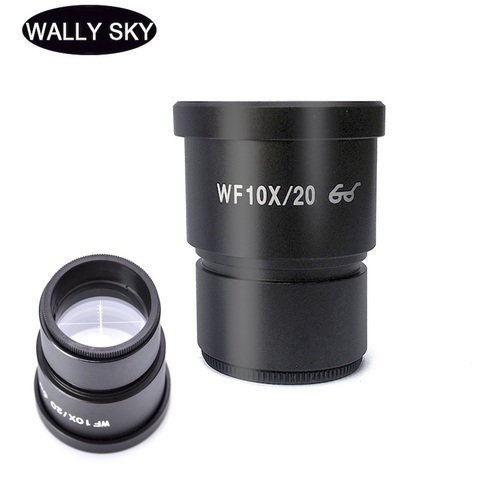 WF10X 20mm Microscope Eyepiece Microscope Lens Accessories Wide Angle High Eye-point Eyepiece with Cross Reticle Scale 30/30.5mm ► Photo 1/6