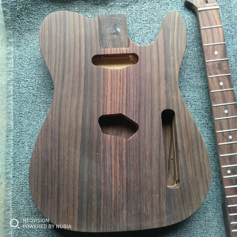 TL semi-finished rosewood, rosewood body and neck, self-installed guitar ► Photo 1/1