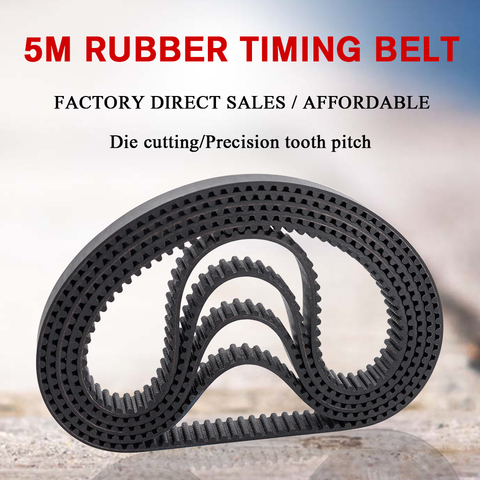 HTD 5M Timing Belt 395/400/405/410mm Length 10/15/20/25mm Width 5mm Pitch Rubber Pulley Belt Teeth 79 80 81 82 synchronous belt ► Photo 1/6