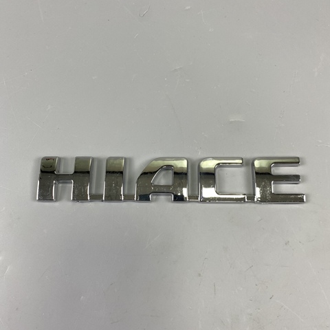 HIACE ABS Plastic Chrome Auto Car Rear Trunk Number / Letter logo Badge Emblem Decals Car Styling Auto Accessories Side Stickers ► Photo 1/4