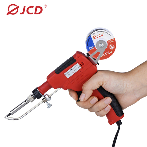 JCD Electric Soldering Iron Gun 220V 80W Manual Tin-feeding Welding Solder Repair Gun Comes With 50G Lead-free Tin High Quality ► Photo 1/6