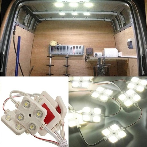 12/20/40Leds 5730 12V LED Modules Interior Lights Kit For Trailer Lorries Sprinter Ducato Transit Waterproof Van Proof Lighting ► Photo 1/1