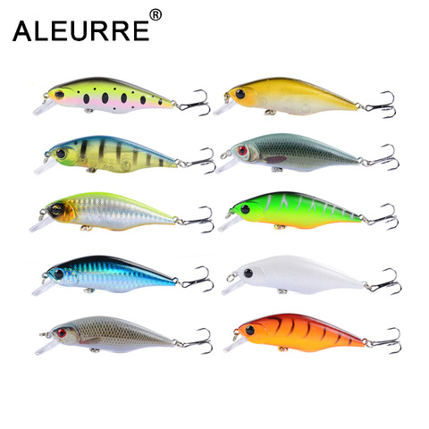 1pcs Hard Minnow Fishing Lure 9cm 11.5g Floating Plastic Bait Topwater Wobblers Rattling Crankbait For Bass Pike ► Photo 1/6