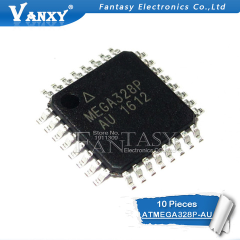 10PCS ATMEGA328P-AU QFP ATMEGA328-AU TQFP ATMEGA328P MEGA328-AU SMD new and original IC ► Photo 1/2