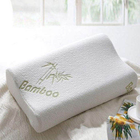 Sleeping Bamboo Pillow Memory Foam Orthopedic Pillow Oreiller Pillow Healthy Breathable Pillow Orthopedic Neck Fatigue Relief ► Photo 1/6