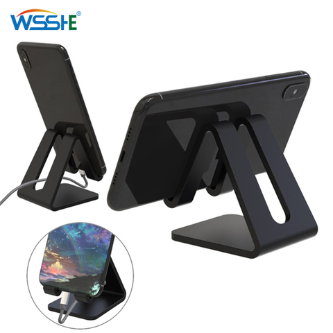 Phone Holder Stand Mobile Smartphone Support Tablet Stand for iPhone Desk Cell Phone Holder Stand plastic Portable Mobile Holder ► Photo 1/6