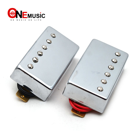 Humbucker Electric Guitar Pickup Chrome Neck Bridge Pickup for LP Style Electric Guitar Brass Cover Guitarra Pickup ► Photo 1/4