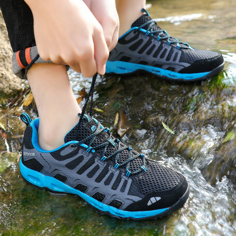 Men Outdoor Aqua Upstream Shoes Summer Women Breathable Hiking Sneakers Anti-slip Fishing Wading Shoes Quick Dry Water Shoes ► Photo 1/6