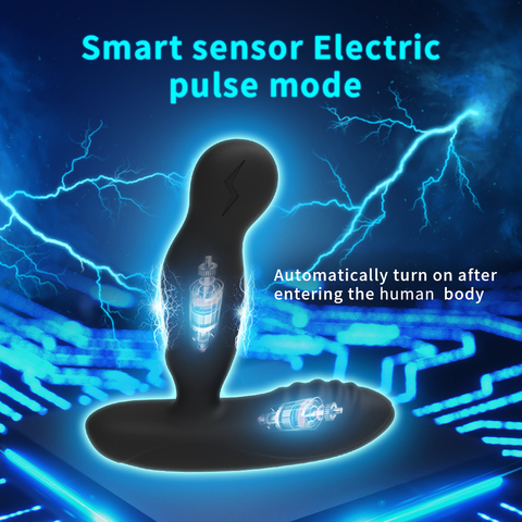 Electric Shock Pulse Male Prostate Massager Vibrating Butt Anal Plug Vibrator Wireless Prostate Stimulator Sex Toys For Men ► Photo 1/6