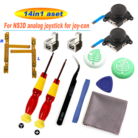 3D Analog Joycon Joystick Thumb Sticks Sensor Replacements Accessories For Nintend Switch Joy Con Controller Housing w/ Tool Kit ► Photo 1/6