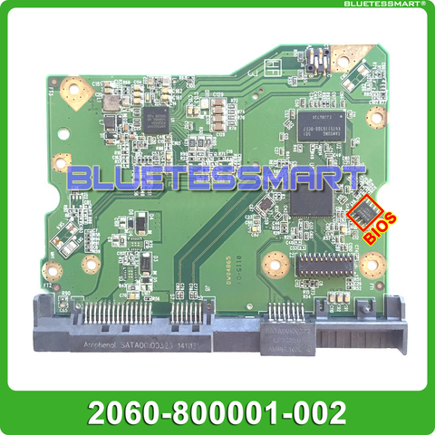 HDD PCB circuit board logic board printed circuit board 2060-800001-002 for WD 3.5 SATA hard drive repair data recovery ► Photo 1/3