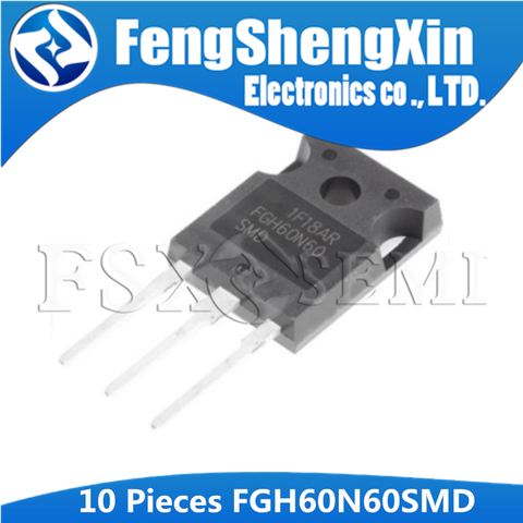 10pcs/lot  FGH60N60SMD  FGH60N60  600V, 60A Field Stop IGBT  TO-3P ► Photo 1/6