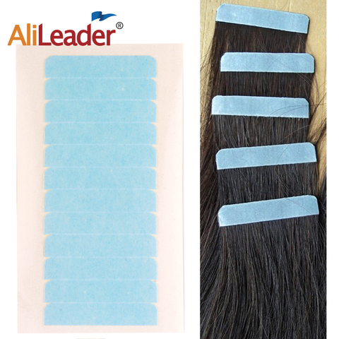 Alileader 5sheets 60pcs Hair Extension Tape Adhesive Bonding Double Sided  Strong Waterproof Tape For Hair Extension/Lace/Toupee ► Photo 1/6