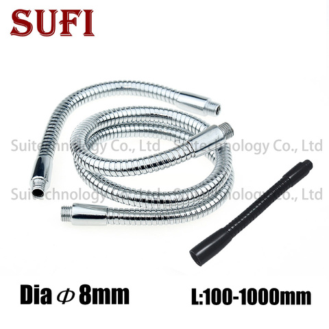 Dia 8mm LED Gooseneck 10-100cm metal universal shaping hose  Fexible Holder Serpentine Tubes For DIY LED table lamp spotlight ► Photo 1/6