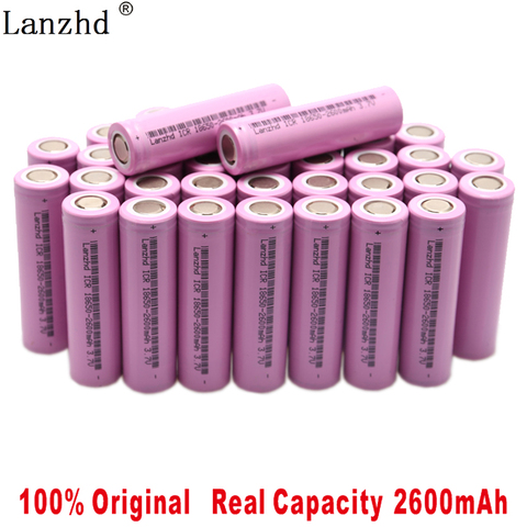 2022 NEW 18650 Li ion Battery Rechargeable batteries 18650 2600mAh 3.7V Battery 26F lithium Battery for flashlight Laptop ► Photo 1/6