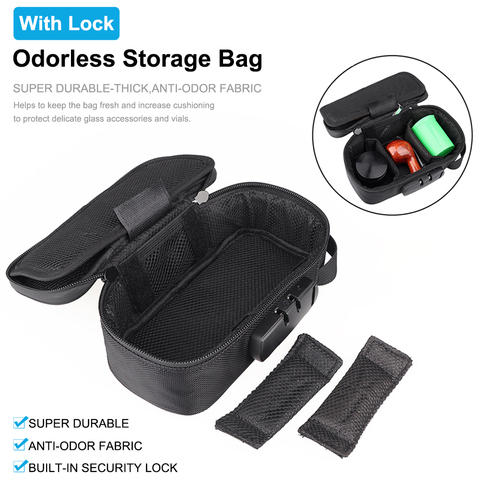 Smell Proof Bag With Lock Odorless Stash Storage Case Smoking Accessories Set Container Anti-odor Medicine Bag For Home Travel ► Photo 1/6
