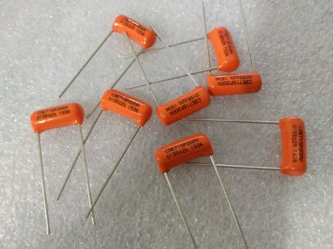 20PCS CDE SPRAGUE CDE715P 200V0.0155UF P12MM Orange fever film capacitor MKP SBE 153g 15NF 200V CDE715P200V 0.015UF ► Photo 1/2