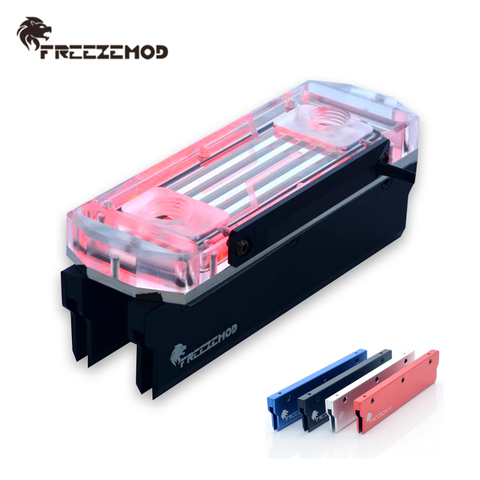 FREEZEMOD MEO-PM0A Memory Water Cooling Block Support 4 Memory Compatible With Pirate Ship Comb For MOD Watercooler Support RGB ► Photo 1/6