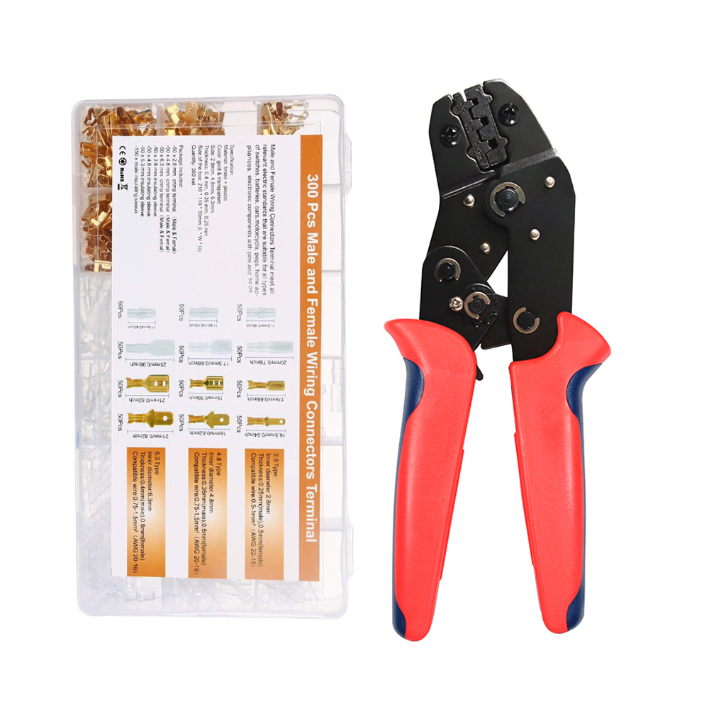SN-48B crimping tool kit 600 pcs 4.8/6.3 plug terminal crimper crimping pliers set 0.5-1.5mm² alicate hand tool krimptang - Price history & | AliExpress Seller - Official Store | Alitools.io