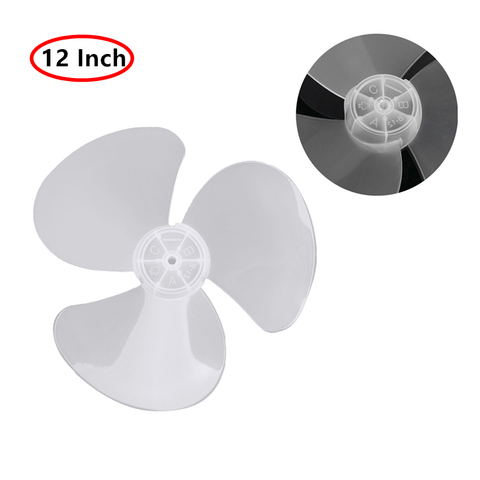 12 Inch Household Plastic Fan Blade 3 Leaves for Standing Pedestal Fan Table Fanner General Replacement Accessories ► Photo 1/6