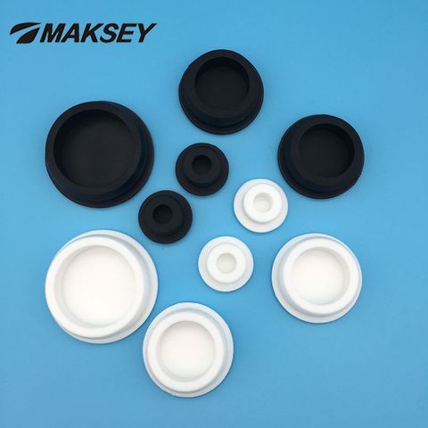 MAKSEY Rubber plug Silicone end caps Furniture round hole stoppers 66.3mm 68.6mm 71.3mm 73.6mm 76.3mm Steel Pipe anti dust Cover ► Photo 1/6