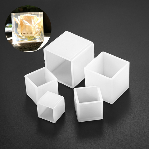 1Pcs Cube Jewelry Epoxy Casting Molds Sets Mixed Style UV Epoxy Resin Molds Tools For DIY Jewelry Making Findings Supplies Kits ► Photo 1/6