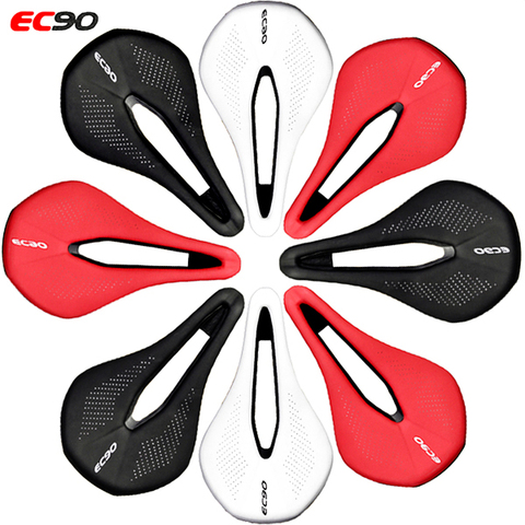 Ec90 Bicycle Seat Saddle Mtb Road Bike Saddles Mountain Bike Racing Saddle Pu Breathable Soft Seat Cushion ► Photo 1/6