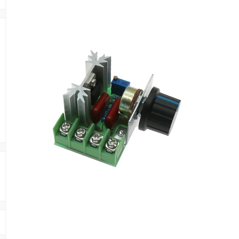 2000W Voltage Regulator AC 50-220V High Power Motor Speed Regulator Brushless Electronic Thyristor Dimmer Thermoregulation plc ► Photo 1/4