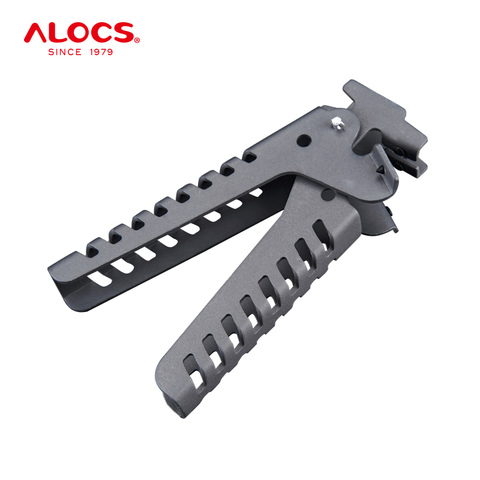 ALOCS CW-G03  Anti-Scraping Aluminum Alloy  Clamp-On Camping Pot Lifter Gripper Bowl Pan Holder For Outdoor Cooking Picnic BBQ ► Photo 1/6