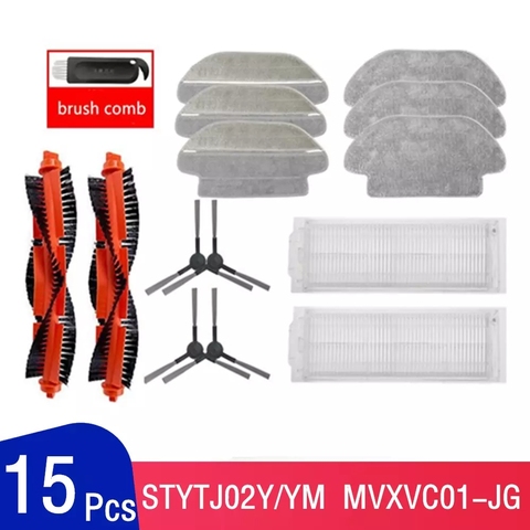 For XIAOMI MIJIA Sweeping Mopping Robot Vacuum Cleaner STYJ02YM Spare Parts Pack Kits Side Roller HEPA Filter Main Brush Mop ► Photo 1/6