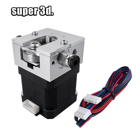 3D Printer Bulldog Extruder DIY kit Bowden All metal sliver 1.75/3.00mm Aluminum with Nema 17 Stepper motor for Reprap mk8 e3d ► Photo 1/6