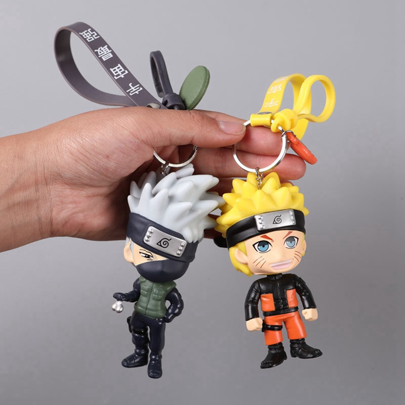 Hot 3D Anime Keychain Keyring Naruto Keychain Figure Kakashi Naruto Doll  Car Key Chain Bag Charms Pendant For Cosplay Gift - Price history & Review  | AliExpress Seller - Shop1668714 Store 