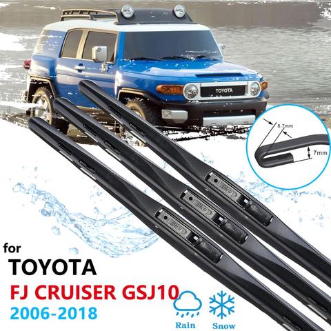 Car Wiper Blade for Toyota FJ Cruiser 2006~2022 GSJ10 Windscreen Windshield Wipers Car Accessories 2007 2010 2015 2016 2017 ► Photo 1/6