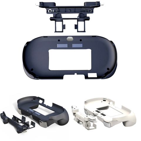 Buy Online Hand Grip Handle Joypad Stand Case Cover For Sony Psv 00 Psv00 Ps Vita 00 Slim Game Console With L2 R2 Trigger Button Alitools