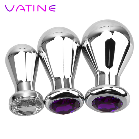 VATINE Super Large Size Bulbs Anal Plugs Anal Beads Butt Plug Anus Dilator Sex Toy Men And Women Adult Products ► Photo 1/6