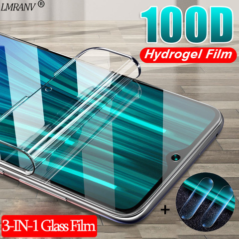 3-in-1 pelicula,hydrogel film Redmi Note 8 Pro Screen Protector k 30pro Soft LensGlass redmi k30 note8 t xiaomi mi 10t 100D Film ► Photo 1/6