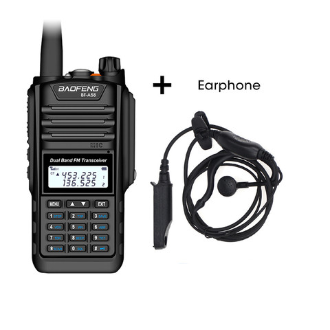 Baofeng BF-A58 Walkie Talkie IP68 Waterproof 128CH Dual Band UHF VHF Two Way Radio Handheld FM Transceiver CB Ham Radio Station ► Photo 1/6