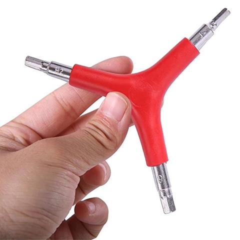 3 Way Hex Wrench Spanner Bicycle Repair Tools Trigeminal Allen Hex Socket Cycling Mountain Bike MTB Repair Tool ► Photo 1/6