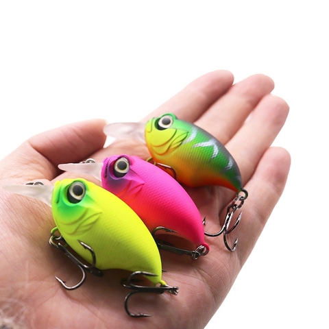 Fishing Lure 6cm 8.4g Floating Crankbaits Artificial plastic Hard bait minnow Bass Wobblers For Trolling carp Fishing Tackle ► Photo 1/6